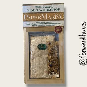 Arnold Grummer Papermaking Workshop VHS Kit (Brand New Sealed)